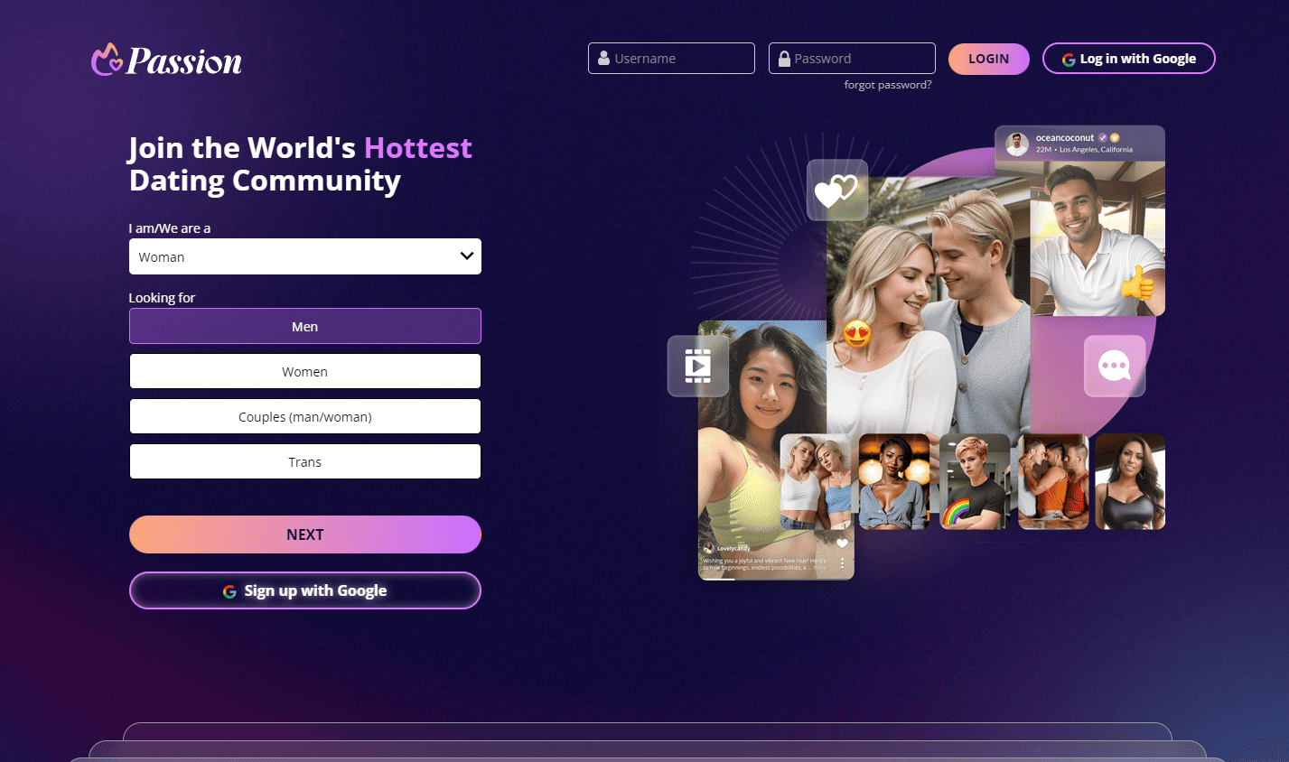 Passion.com: Browse Local Personals for Hot Singles